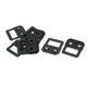 thumbnail image 1 of Uxcell Soporte de Metal para Marco de Foto de 28 x 27mm con Dos Agujeros Negro 8Pcs, 1 of 2