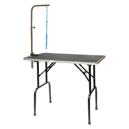 Go Pet Club Pet Dog Grooming Table with Arm, 36-Inch