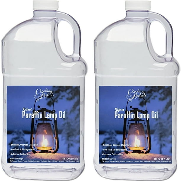 Liquid Paraffin Lamp Oil, 1 Gallon Smokeless, Odorless, Ultra Clean