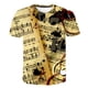 thumbnail image 1 of Nota musical 2023, camisetas de verano, ropa para niños, camisetas de manga corta, camisetas para bebés, niñas y niños, camisetas con cuello redondo para niños de 1 a 14 años, disfraces 6M Gao Jinjia LED, 1 of 2