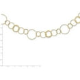 thumbnail image 3 of 14K Yellow Gold Combo Circle Chain (24 X 18) Made In Indonesia sf1668-24, 3 of 6