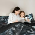 thumbnail image 5 of Feelyou Rustic Wolf Wildlife Bedding Comforter Set, Mystic Jungle Galaxy Twin Comforter Sets, Western Animal Theme Reversible Bedding Set, Microfiber Bedroom Decor, 2-Piece, 5 of 8