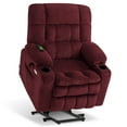thumbnail image 2 of 21.3" Seat Width Lay Flat Dual Motor Power Recliner Lift Chair with Vibration and Heat, Infinite Position, 2 of 8