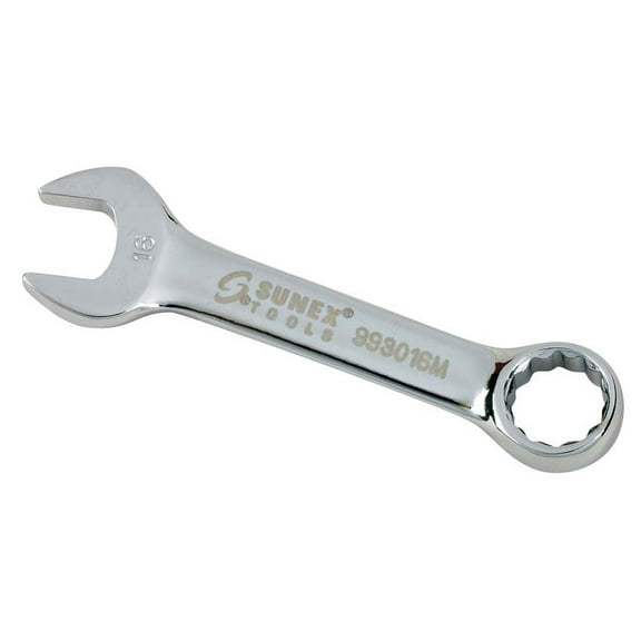 Sunex Tools 993016M - 16MM Stubby Combination Wrench