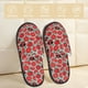 thumbnail image 2 of Fotbe Cute Tomato Pantuflas Peludas para Mujer con Estampado, Zapatillas de Peluche, Zapatos de Invierno para Casa, Uso Interior y Exterior-Medium, 2 of 8