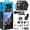 Black Standard Kit, variant on AKASO EK7000 Action Camera with 64G Card 4K 30FPS Waterproof Camera Underwater 131FT with EIS Ultra HD WiFi 170° Wide Angle Sports Helmet Bike Video Black