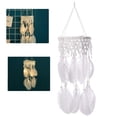 thumbnail image 4 of Decoración De Pared De Plumas Para Guardería, Colgante De Pared Led Exótico, Colgantes De Plumas De Pared Simples, Adorno Led Bohemio Hecho A Mano Para Dormitorio, Sala De Estar Y Hogar matsuzay HA014000-00, 4 of 7