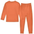 thumbnail image 2 of joogoo Orange Background 2 Piece Long Sleeve Tee and Pants Cotton Pajama Set 8Y, 2 of 7