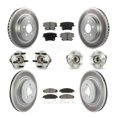 thumbnail image 1 of Transit Auto Front Rear Hub Bearings Assembly Coated Disc Brake Rotors and Semi-Metallic Pads Kit (10Pc) for Car 2007-2008 Dodge Charger AWD with 5.7L with Police Package - Left Right Side KBB-112040, 1 of 11