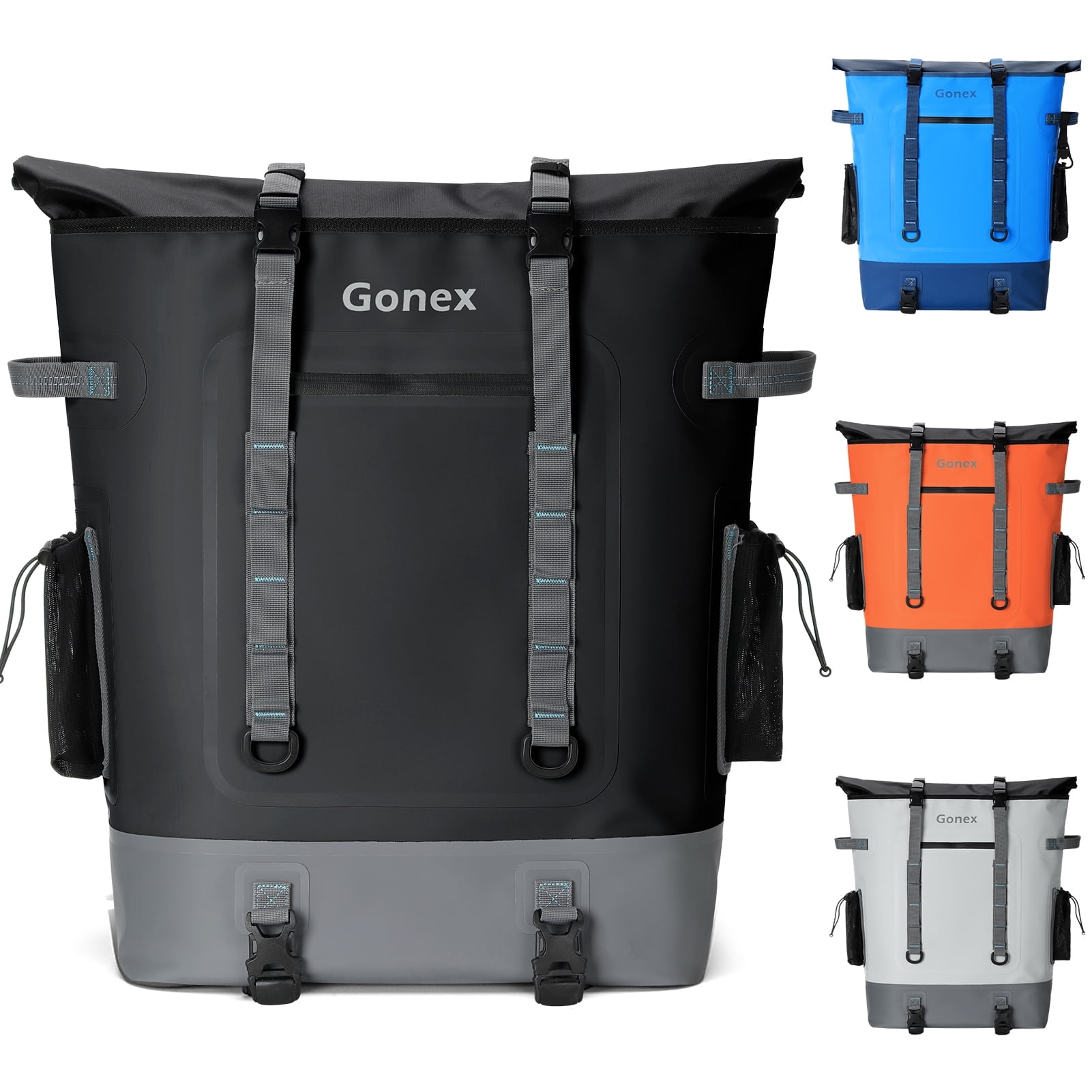 Ninja FrostVault Soft Cooler Backpack, 36-Can Capacity, Lakeshore