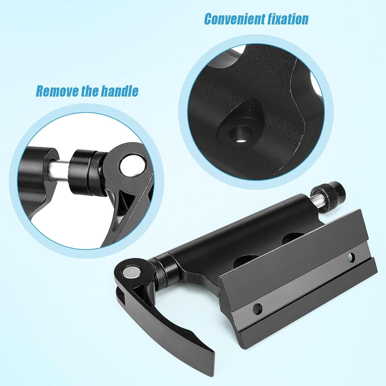 ABPETE 2PCS Bike Rack Carrier Fork Mount Universal Alloy Bike Block Fork Lock Mount Securely Holds All Bicycles & Fits Any Flat Surface for Safe Transportation