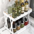 thumbnail image 3 of Extraíble Giratorio de Almacenamiento de Rack de Cocina Estante de Botella de Condimento Estante de Almacenamiento Cosmético, 3 of 5
