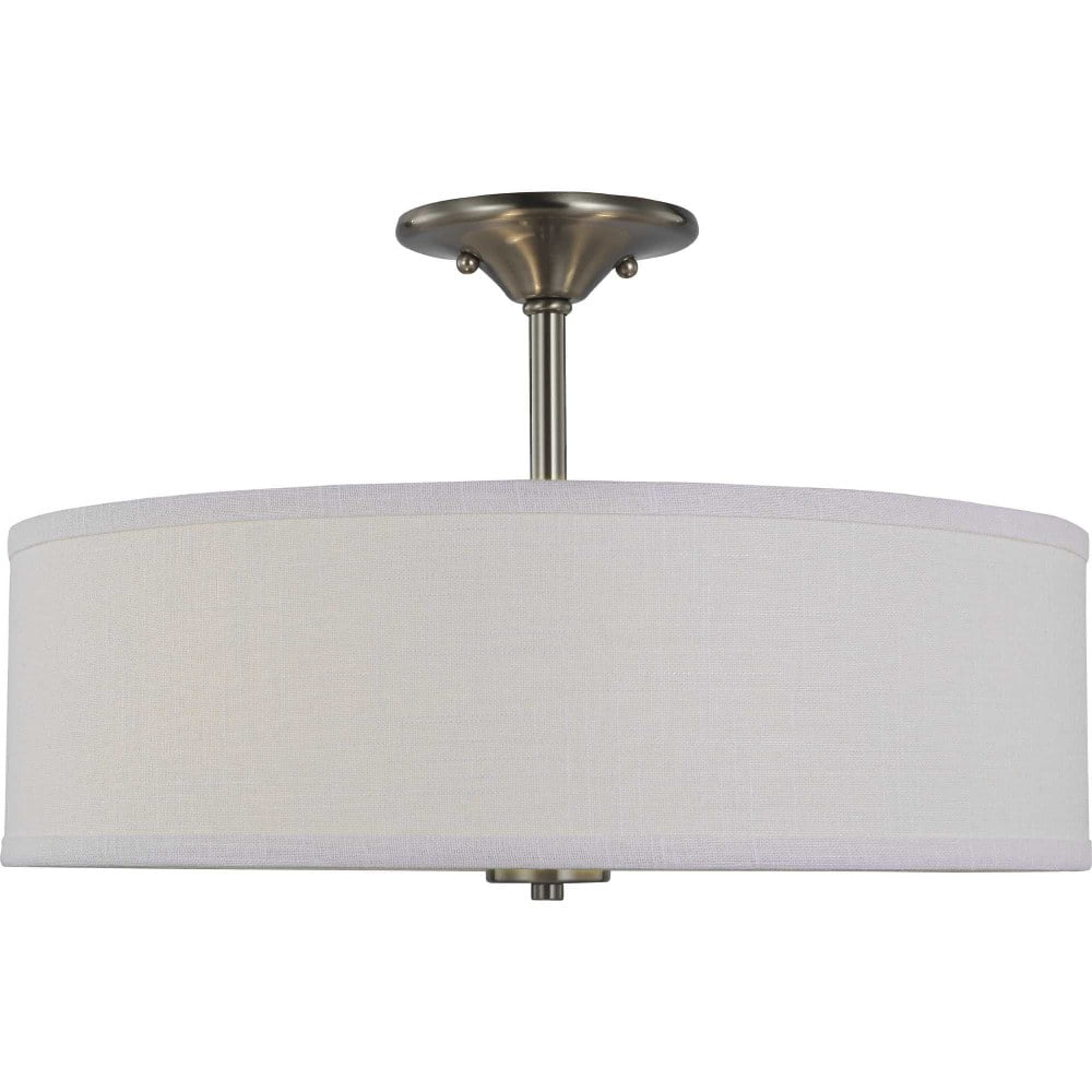 Open Box Progress Lighting - Three Light Semi Flush Mount - Close-to-Ceiling - Inspire -