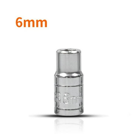 

1pc 1/4 Socket Wrench Head Sleeve Hand Tools Auto Repair Removal Tool 4-14 mm