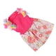 thumbnail image 4 of Vestido para perro Nikou ligero transpirable diseño floral color rojo rosado S, 4 of 15