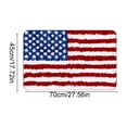 thumbnail image 3 of American Flag Patriotic Doormat for Entryway, Kitchen, or Office – Non-Slip Indoor Outdoor Rug with Festive Design, 3 of 6