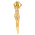 thumbnail image 2 of fastboy Pack de 6 Tees de Golf Femmes Sexy en Forme de Support de Balle Réutilisable Formation Professionnelle Pratiquant des Cadeaux en Plastique Pièces Driver Club Blanc, 2 of 5