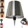 thumbnail image 1 of HomeNest Lampe de Bouteille de Vin Sans Fil à Tête Portative, Lampe de Bouteille de Vin Sans Fil à DEL avec 3 Modes de Gradation, Commande Rechargeable, Bouteille de Vin Convenant à Toute Bouteille de Vin (Abat-Jour), 1 of 1