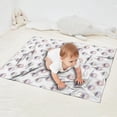 thumbnail image 2 of White Cartoon Unicorn Face Pattern Blanket,Comfortable Soft Flannel Throw Blanket,All Season,Warm Lightweight Blankets for Sofa Bed Couch Living Room Chair,30"x40", 2 of 4