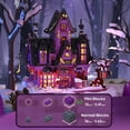 thumbnail image 4 of NAYIHOOP Halloween Haunted House Building Sets with Light for Boy Girls 14+ Not Compatible with Lego, 4 of 7
