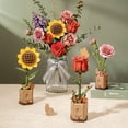 thumbnail image 4 of Rolife DIY Wooden Flower Red Rose TW042, 4 of 5