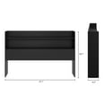 thumbnail image 6 of Nexera Hunter Queen Size Bookcase Headboard, Black, 6 of 6