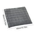 thumbnail image 2 of TACILIP Office Supplies, 1Pcs Dining Chair Cushions Corduroy Cushion 15.7 '' Squares Comfortable Cushion Detachable Antiskid Chair Cushion, Gifts for Mom, 2 of 6