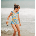 thumbnail image 2 of Millie Loves Lily Female Lemon Print Ruffle-Accent Swimsuit One-piece UPF 50, Sizes 2-10, 2 of 7