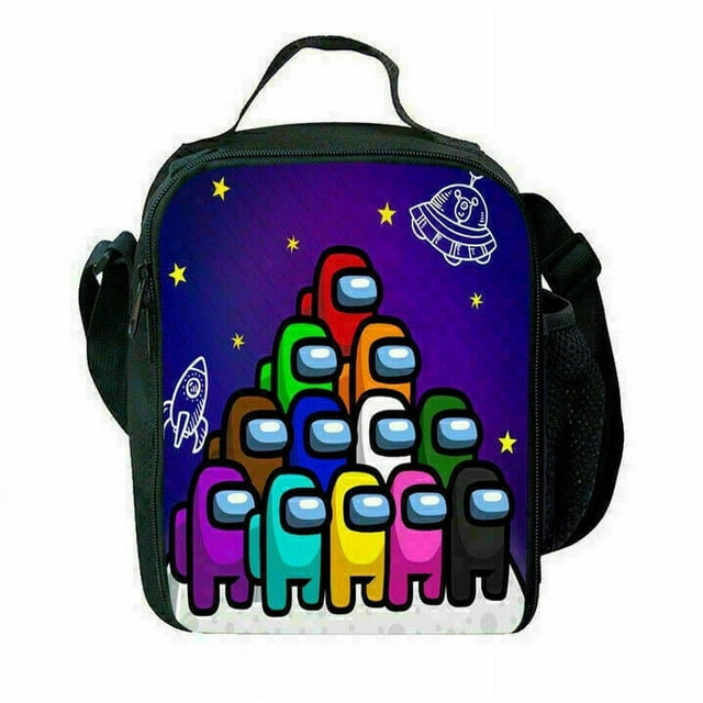 Three-piece Backpack For Primary And Secondary School Students Around Along Us Game-week