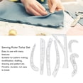 thumbnail image 2 of 7Pcs Sewing Ruler Tailor Set Clear High Accuracy Scale Fashion Pattern Design Ruler Set for Making Pattern Drafting Drawing Template Tailor Tool DIY Clothing, 2 of 9