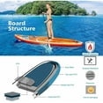 thumbnail image 5 of WINGOMART XL 12ft Inflatable Stand Up Paddle Board 12'x35"x6" w/ Premium SUP Accessories & Carry Bag, Wide Stance Bottom Fin for Paddling, Surf Control, Non-Slip Deck, Tulum Edition, 5 of 10