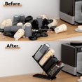 thumbnail image 4 of Organizador de café ajustable OVICAR con soporte para tazas y tapas, negro, 4 of 7