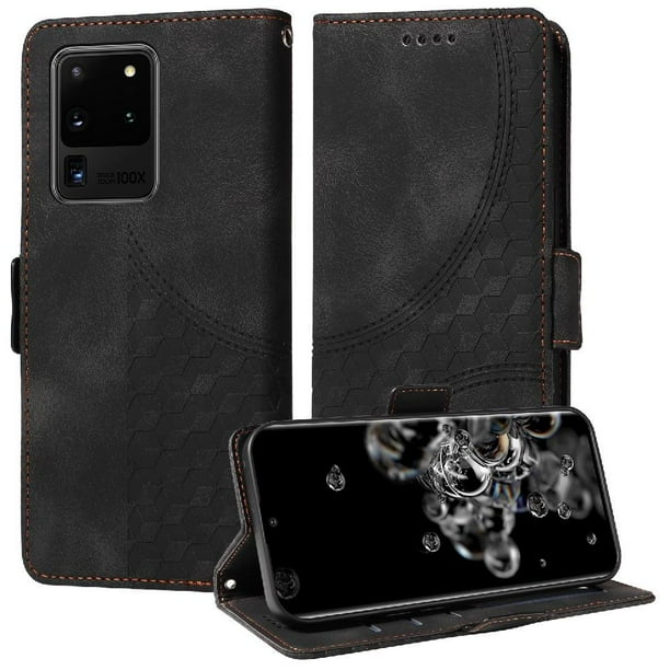 Funda GANGXUN para Samsung Galaxy S20 Ultra con diseño acolchado elegante, cuero PU, protección total y ajuste preciso