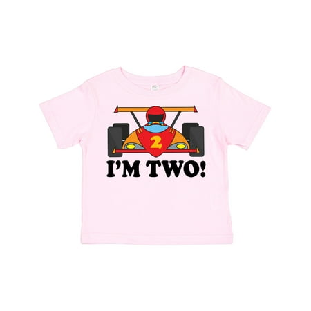 

Inktastic Race Car 2nd Birthday Boys Racing Gift Toddler Boy Girl T-Shirt