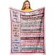 thumbnail image 1 of LHSHID to My Bonus Daughter Gifts Throw Blanket Step Daughter Gifts from Stepmom Stepdad for Teen Girls Women Best Stepdaughter Gifts for Christmas Valentine’s Mother’s Day Birthday Gifts 50"x60", 1 of 7