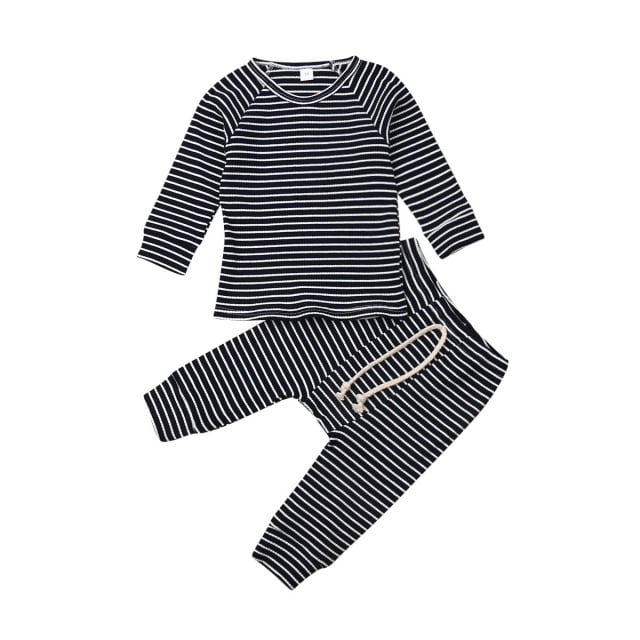 Baby Boys Girls Clothes Set Newborn Infant Autumn T Shirt Tops+Pants Outfits 2Pcs Clearance!