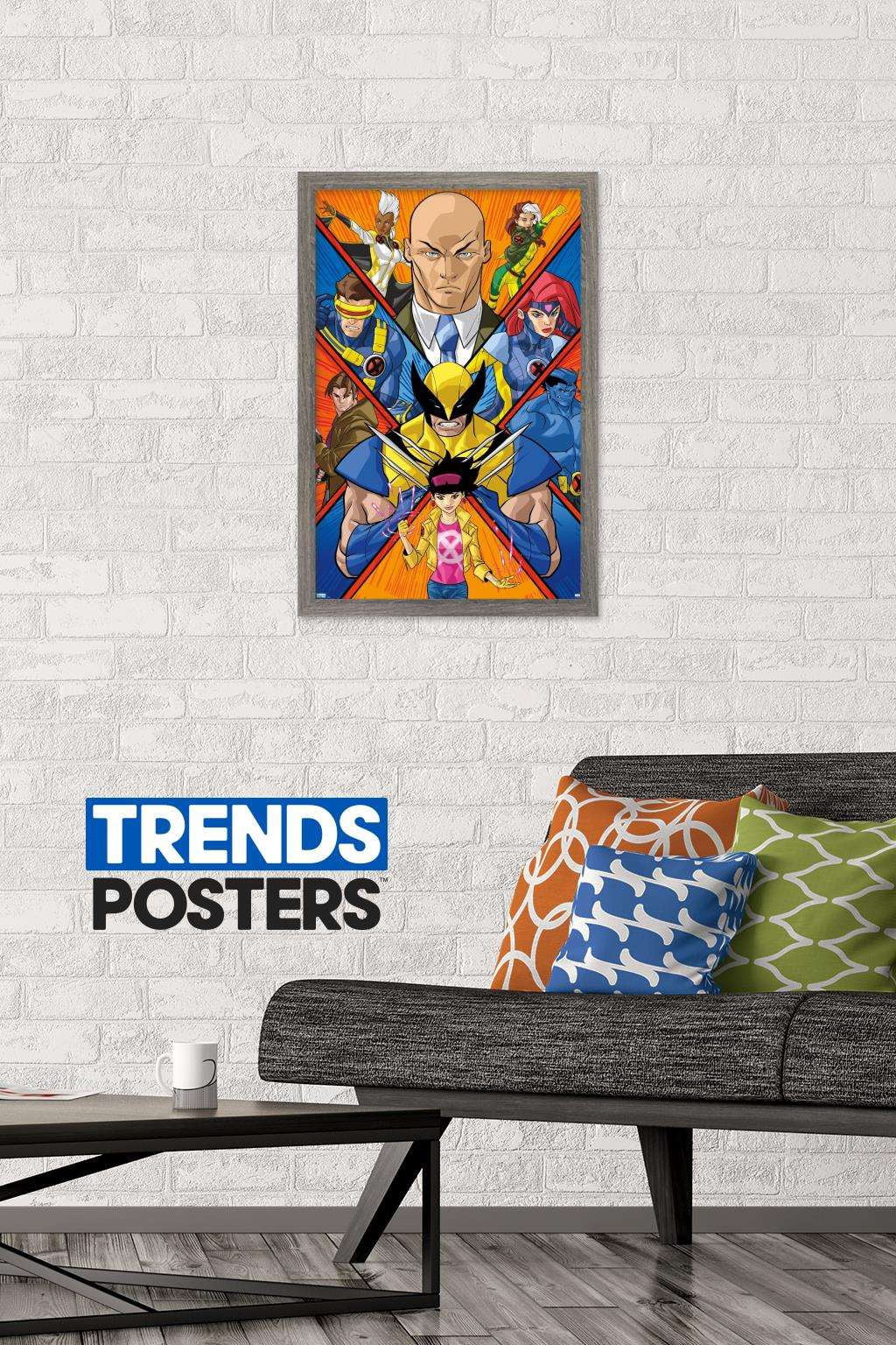 Marvel Comics - The X-Men - Iconic Wall Poster, 14.725" x 22.375", Framed