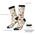 thumbnail image 2 of Yiaed Cooking Utensils Print Great elasticity Crew Socks Sports socks for Men and Women, 2 of 5