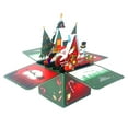 thumbnail image 2 of sunsanly 3D Pop Up Christmas Cards Handmade 3D Greeting Card Gift Box with Envelopes Foldable Merry Christmas Celebration Cards for Family Friends, 2 of 8