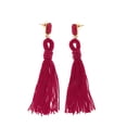 thumbnail image 2 of Pendientes colgantes estilo borla con flecos para mujer, joyería, 2 of 7
