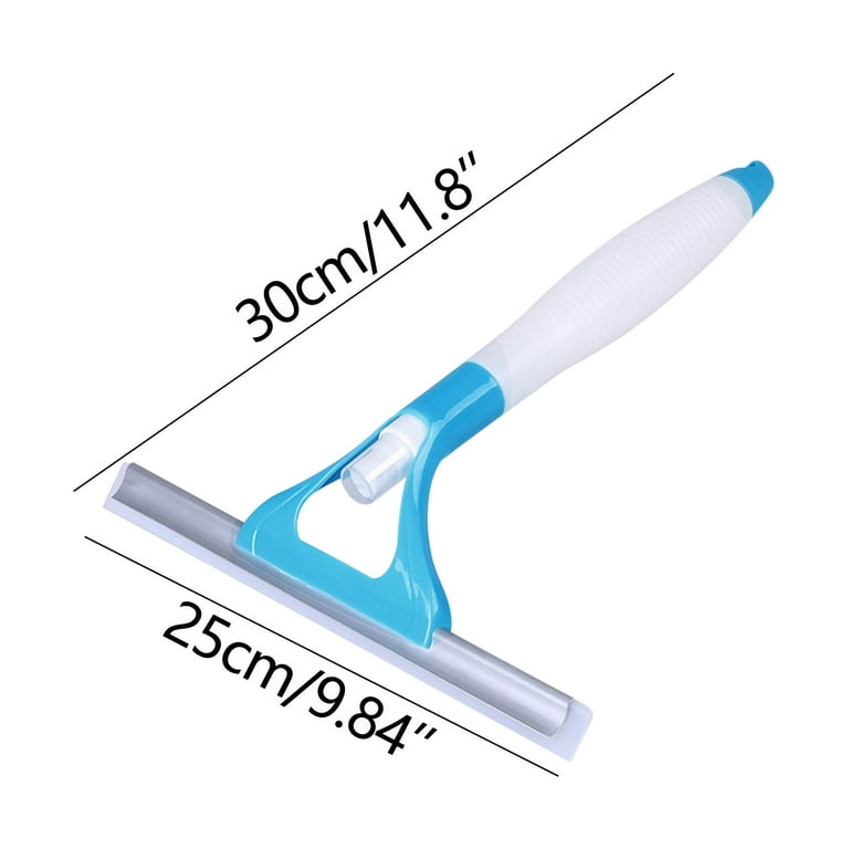 Shower Squeegee for Bathroom Shower Glass Doors Window Cleaner Squeegee Glass Cleaning Tools Window Cleaner Tool, Blue