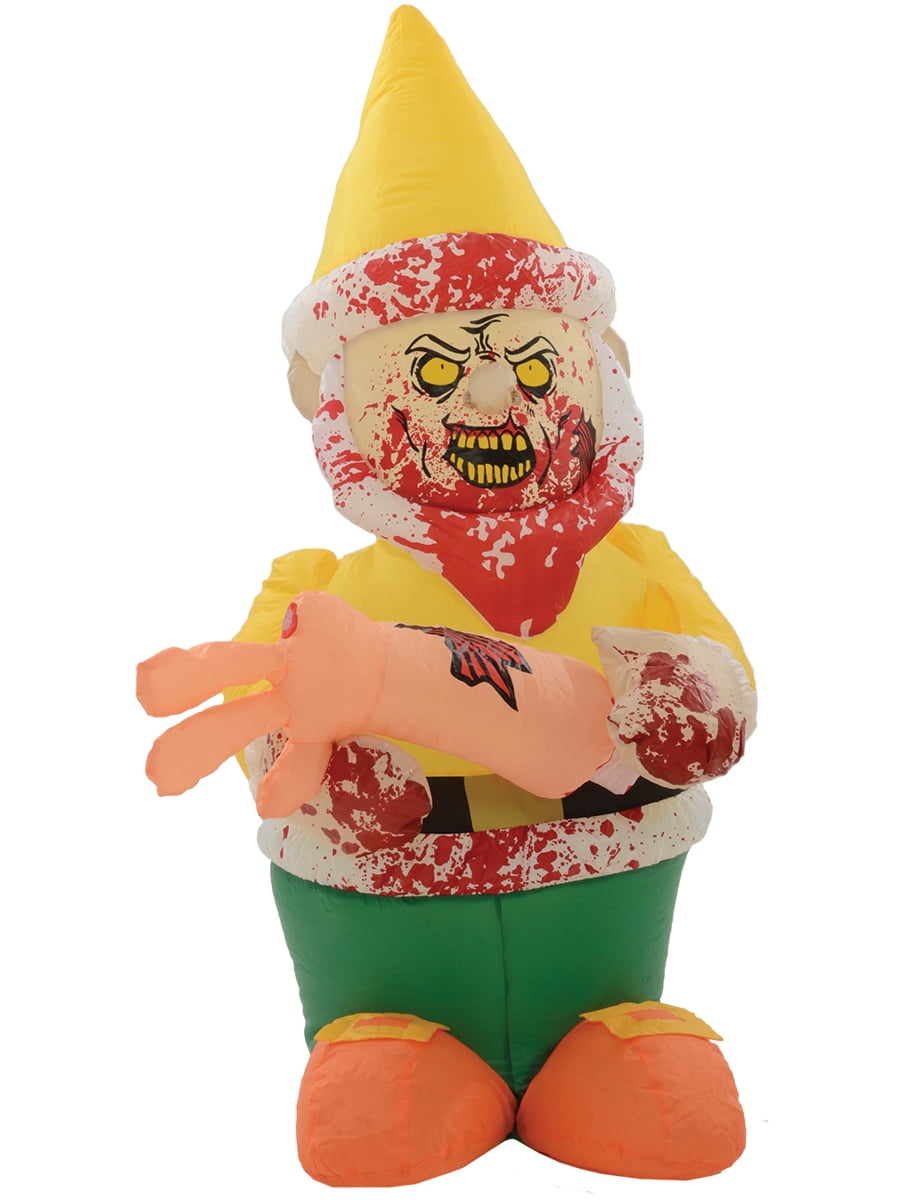 Morbid Enterprises 5' Tall Inflatable Zombie Gnome Cannibal Halloween