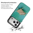 thumbnail image 2 of Bamboo Raft on Turquoise Water Leather Wallet Case for iPhone 16 Pro Wallet Case Card Holder Flip, 2 of 8