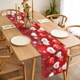 thumbnail image 3 of Valentine's Day Table Runner - 90 Inch Long, Kitchen Dining Table Runner Dresser Scarves, Watercolor Fantasy Love Heart Balloons Farmhouse Decor for Coffee Tables Wedding Party Banquet, 3 of 8