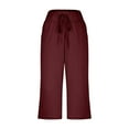 thumbnail image 6 of Comfy Pants for Women Women's Capri Pants Casual Point Pants With Drawstring For Everyday Wear Summer Bottoms For Men And Women Comfortable And Versatile Styling Options, 6 of 6