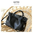thumbnail image 7 of Kattee Women's Soft Leather Tote Bag, Top Satchel Purses and Handbags, 7 of 7