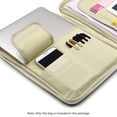 thumbnail image 5 of Multi-Functional A4 Document Bags Portfolio Organizer Waterproof Travel Pouch Zippered Case for Pads Notebooks Pens ID Card Gift for Students Travelers Businessman, 5 of 9