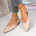 thumbnail image 5 of Women Casual Shoes Pointed Toe Ballet Shoes Slip On Casual Shoes Daily Footwear Minimalist Soft Sole Shoes For All Day Comfortable Wear ,Us Size:6.5, 5 of 9