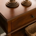 thumbnail image 5 of Powell Mcghie Rustic Two Drawer Wood Console Table, Hazelnut, 5 of 16