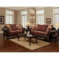 thumbnail image 2 of Ellis Traditional Love Seat, Brown, 2 of 2